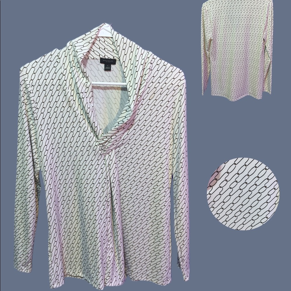 Ann Taylor v neck blouse